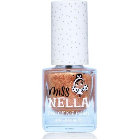 Miss Nella Magic Collection Open Sesame Safe Special Gold Nail Polish for Kids Non-Toxic Odor Free Formula for Children
