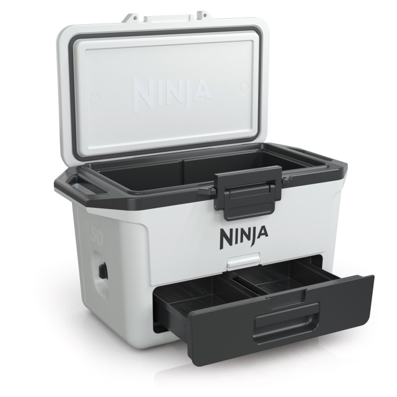 Ninja FB151EUWH FrostVault 47 L Kühlbox mit Trockenzone Wolkenweiß
