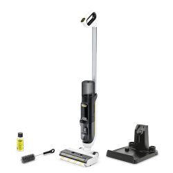 Kärcher FCV 3 vloerreiniger Aspirateur-balai 2 en 1 Batterie Sec&humide HEPA Sans sac 160 W Blanc