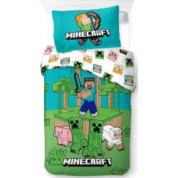 Bed Linen - Adult Size 140 x 200 cm - Minecraft Jungle Explore (1029465)