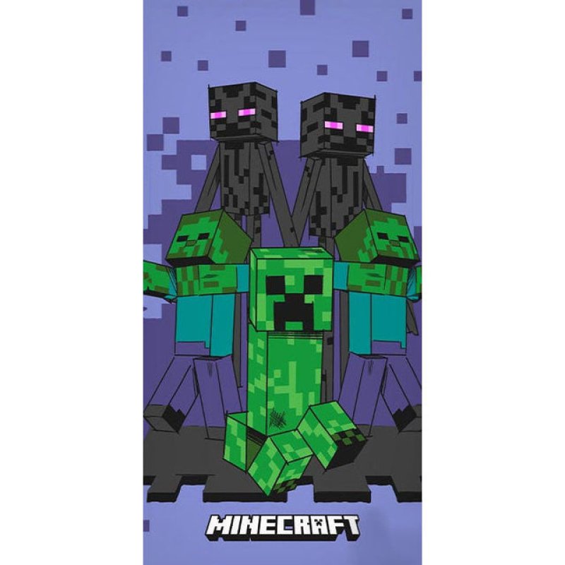 Towel - 70 x 140 cm - Minecraft Creeper (1029330)