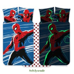 Bed Linen - Junior Size 100 x 140 cm - Spiderman 1053 Glow (1029355)