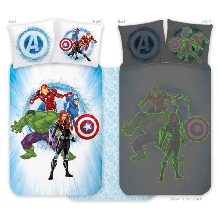Bed Linen - Junior Size 100 x 140 cm - Avengers 91 Glow (1029345)
