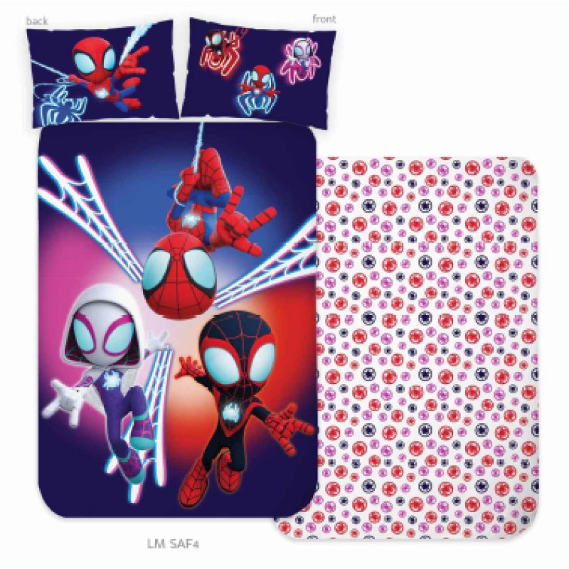Bed Linen - Junior Size 100 x 140 cm - Spidey (1029381)