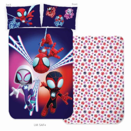Bed Linen - Junior Size 100 x 140 cm - Spidey (1029381)