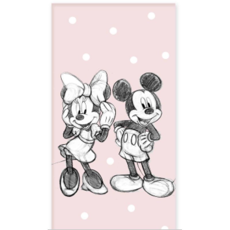 Towel - 70x140 cm - Mickey & Minnie Mouse (110059)