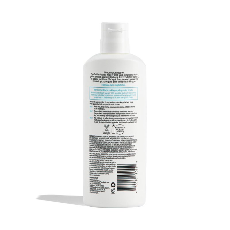 Bondi Sands Pure Mousse 200 ml Bronze Body