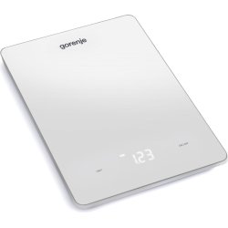 Gorenje KT10LBW White Countertop Rectangle Electronic kitchen scale