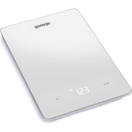 Gorenje KT10LBW White Countertop Rectangle Electronic kitchen scale