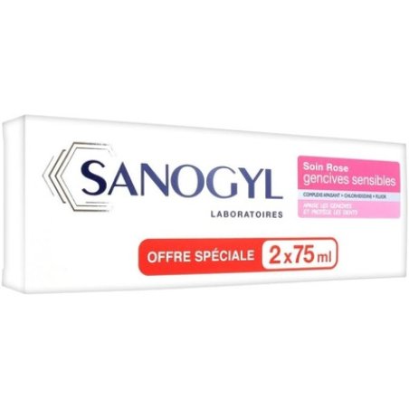 Sanogyl Rose Toothpaste 75ml - Pack of 2