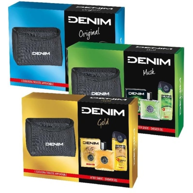 Denim Regalo Trousse Shower and After Shave Set
