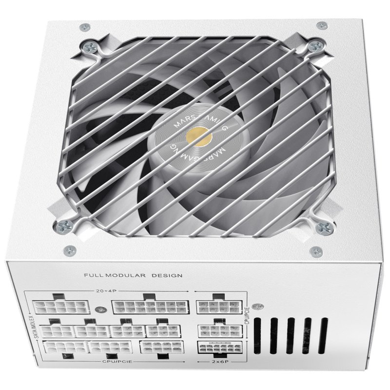 Alimentation ATX Mars Gaming MPB-SIM - 1000W (Blanc)