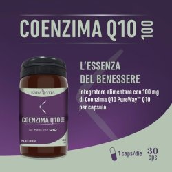 Erba Vita Coenzyme Q10 Food Supplement 30 Capsules