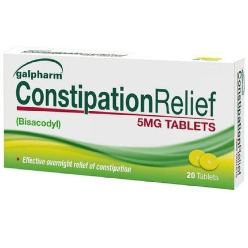 Galpharm Constipation Relief Tablets 5mg Bisacodyl Laxative EntroLax Dulcolax