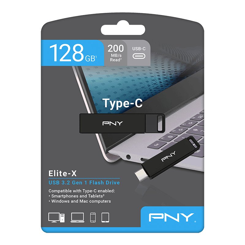 STICK USB-Stick 128GB PNY Elite X USB 3.2 Typ C retail retail