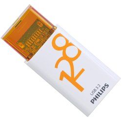 Philips USB 3.2 128GB Click Series Gen 1 USB-C USB flash drive USB Type-C 3.2 Gen 1 (3.1 Gen 1) White