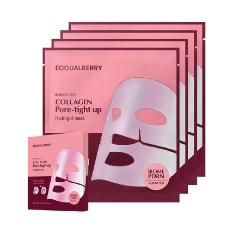 Equalberry Collagen Poretight Up Mask PDRN & Low Molecular Collagen for Pore