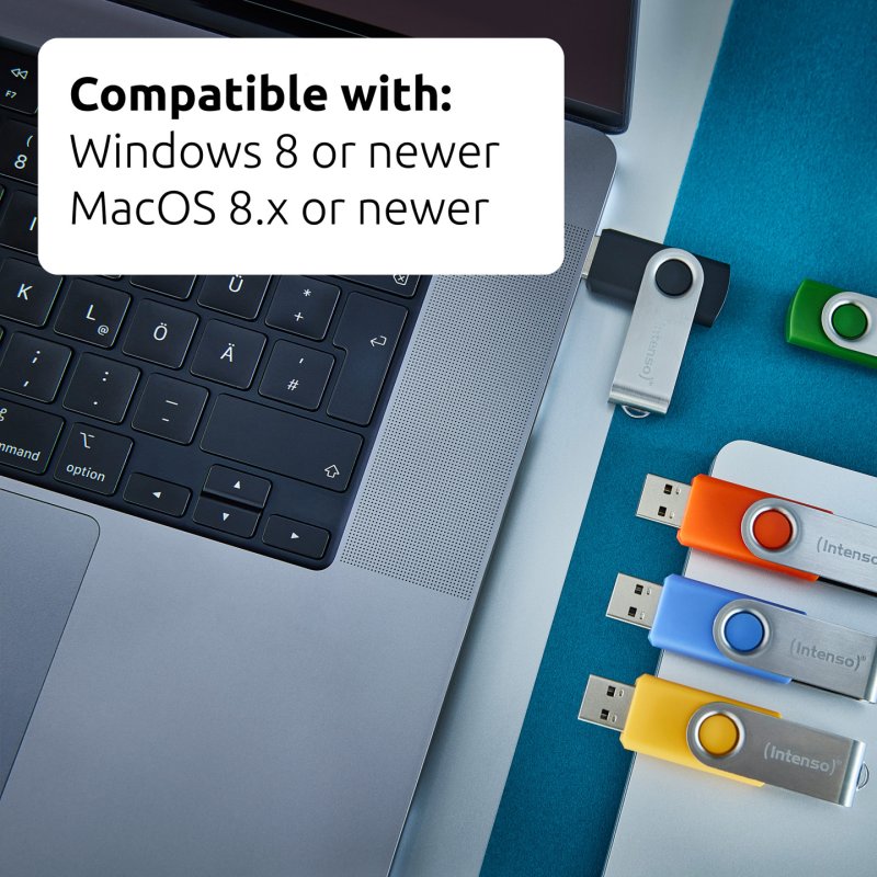 STICK Intenso Office Line 256GB USB Stick 3.2 Multipack x5 bunt
