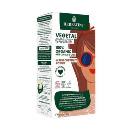 Herbatint Organic Warm Chestnut Power Vegetal Colour 100g