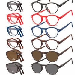Foldable Reading Glasses Montana MR66 Spring Hinge Strengths 1.00 to 3.50 Dpt