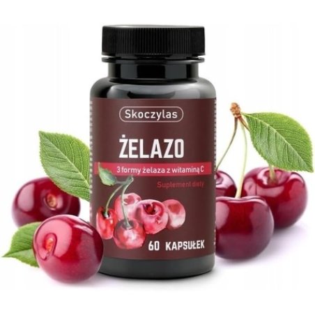 Skoczylas Iron with Vitamin C 60 Capsules