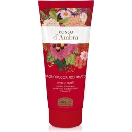 Helan Rosso D'Ambra Natural Shampoo and Shower Gel for Body and Hair