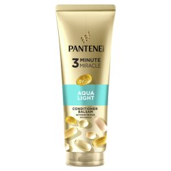 Pantene Pantene 3 Minute Miracle Aqualight Hair Conditioner, 220ml