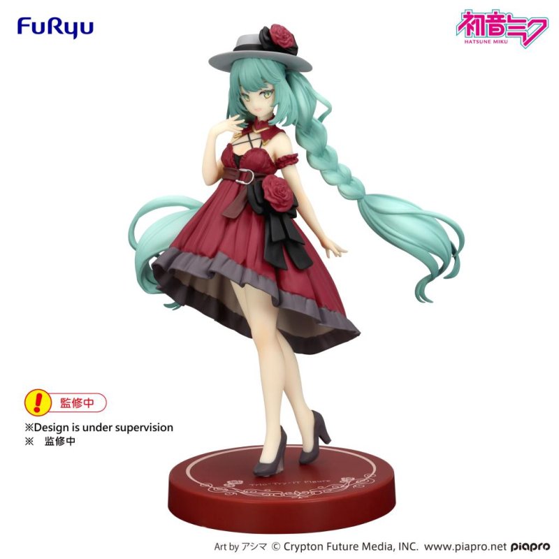 HATSUNE MIKU - Miku "Outing Dress Red" - Statuette Trio-Try-It 19cm