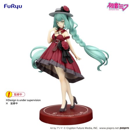 HATSUNE MIKU - Miku "Outing Dress Red" - Statuette Trio-Try-It 19cm