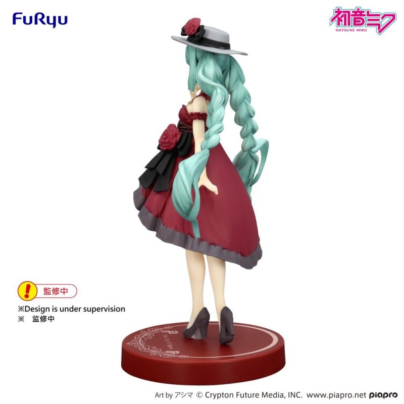 HATSUNE MIKU - Miku "Outing Dress Red" - Statuette Trio-Try-It 19cm