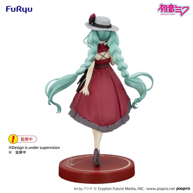 HATSUNE MIKU - Miku "Outing Dress Red" - Statuette Trio-Try-It 19cm