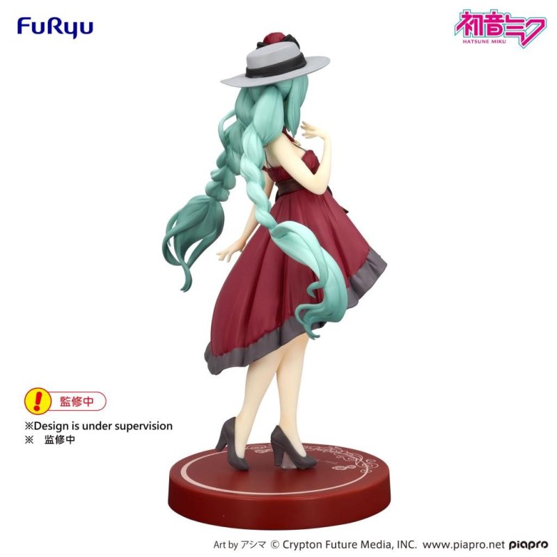 HATSUNE MIKU - Miku "Outing Dress Red" - Statuette Trio-Try-It 19cm