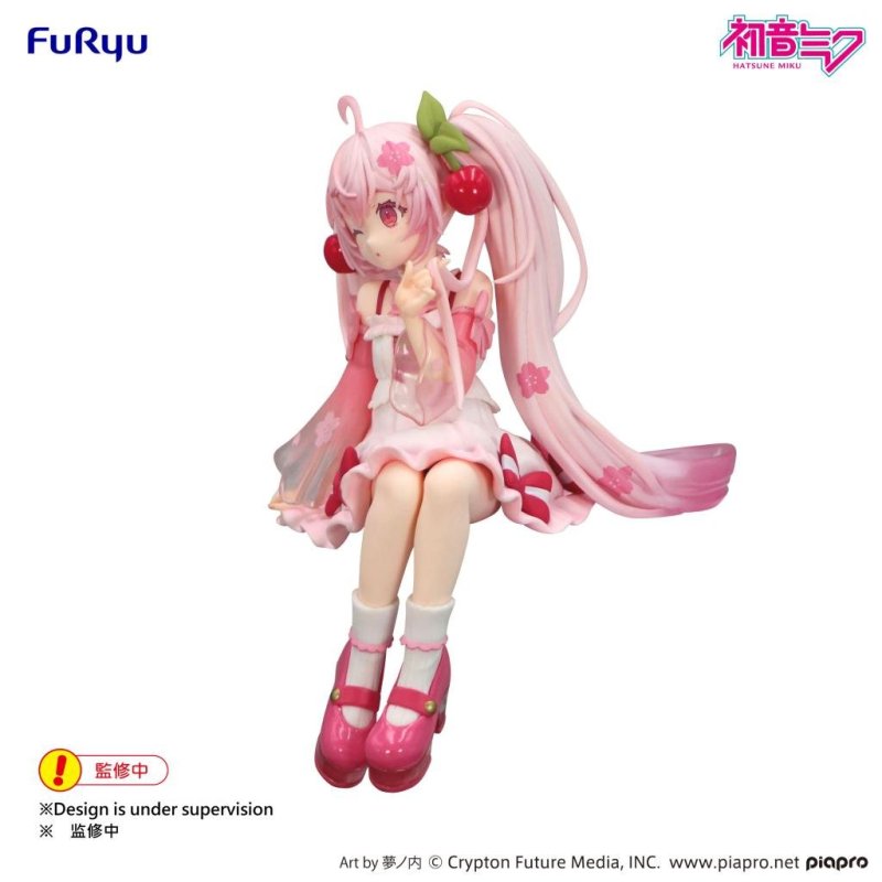 HATSUNE MIKU - Sakura Miku 2025 "Wink" - Statuette Noodle Stopper 14cm