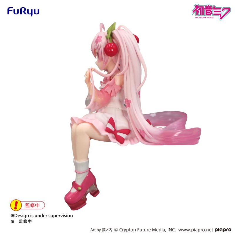 HATSUNE MIKU - Sakura Miku 2025 "Wink" - Statuette Noodle Stopper 14cm
