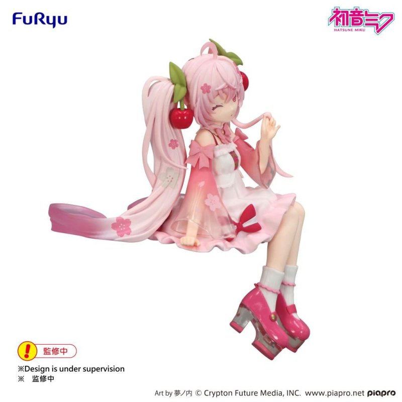 HATSUNE MIKU - Sakura Miku 2025 "Wink" - Statuette Noodle Stopper 14cm
