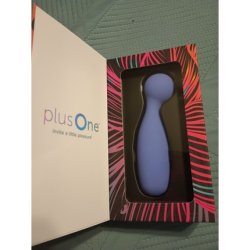 plusOne Personal Massage Device with 10 Vibration Settings Waterproof USB