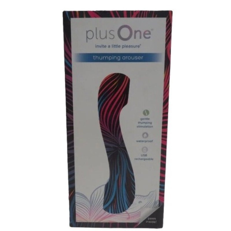Plus One Thumping Arouser 10 Settings Rechargeable Silicone Stimulator