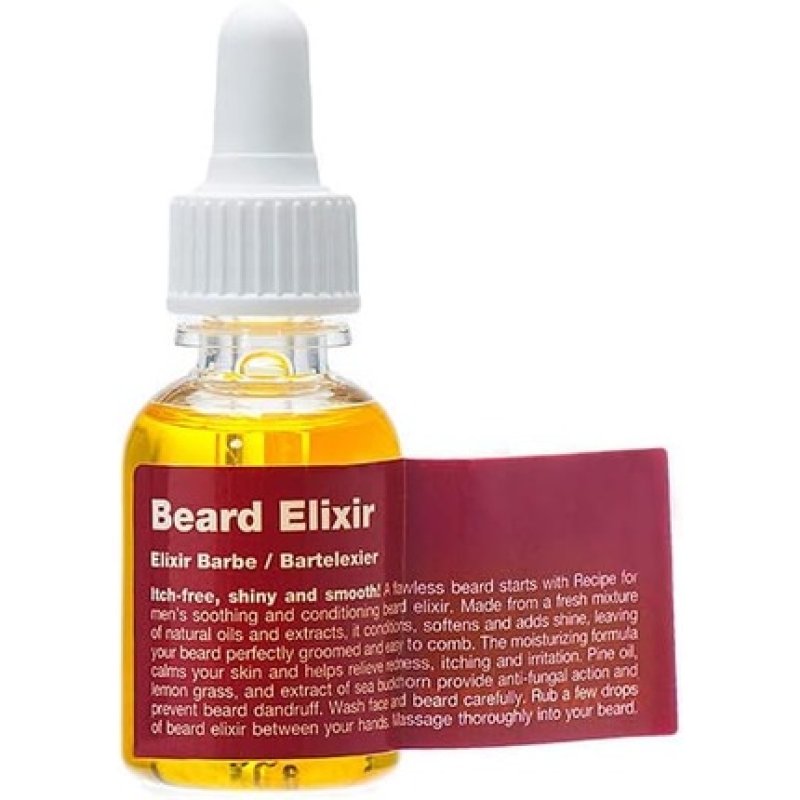 Recipe For Men Beard Elixir Essential Oil Extracts Condition Soften and Add Shine 25ml