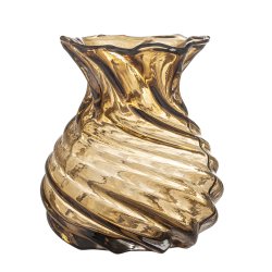 Creative Collection - Rylo Vase - Brown - Glass