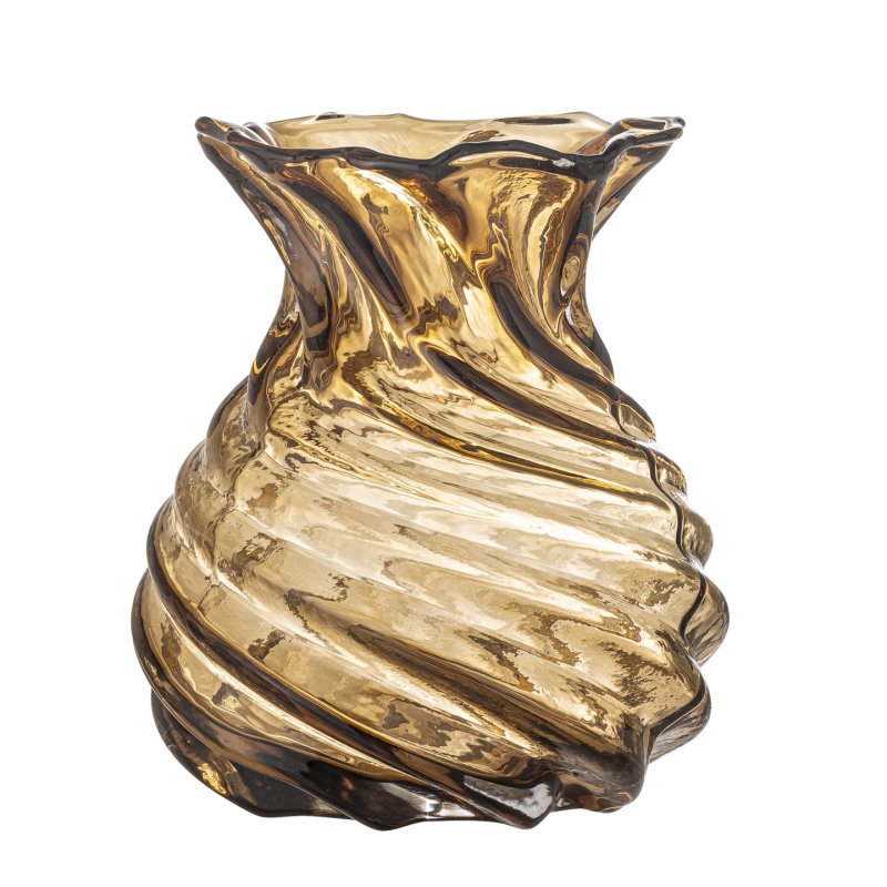 Creative Collection - Rylo Vase - Brown - Glass