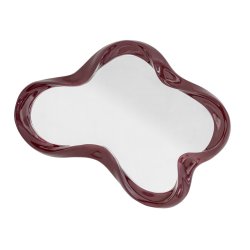 Bloomingville - Violeta Wall Mirror - Red - Polyresin