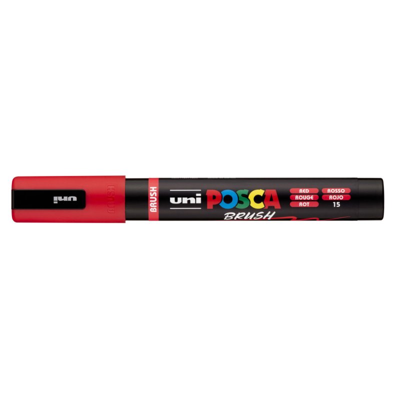 Posca - Brush PC-5BR - Red (401506-40)