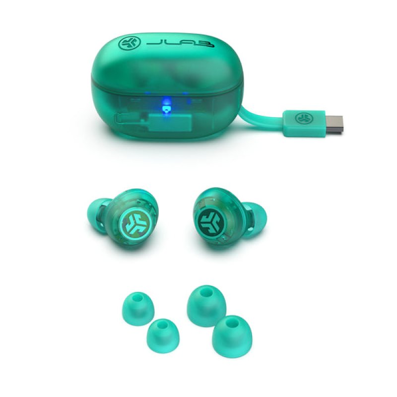 Jlab Go Pop ANC TWS Headphones Transp. Teal