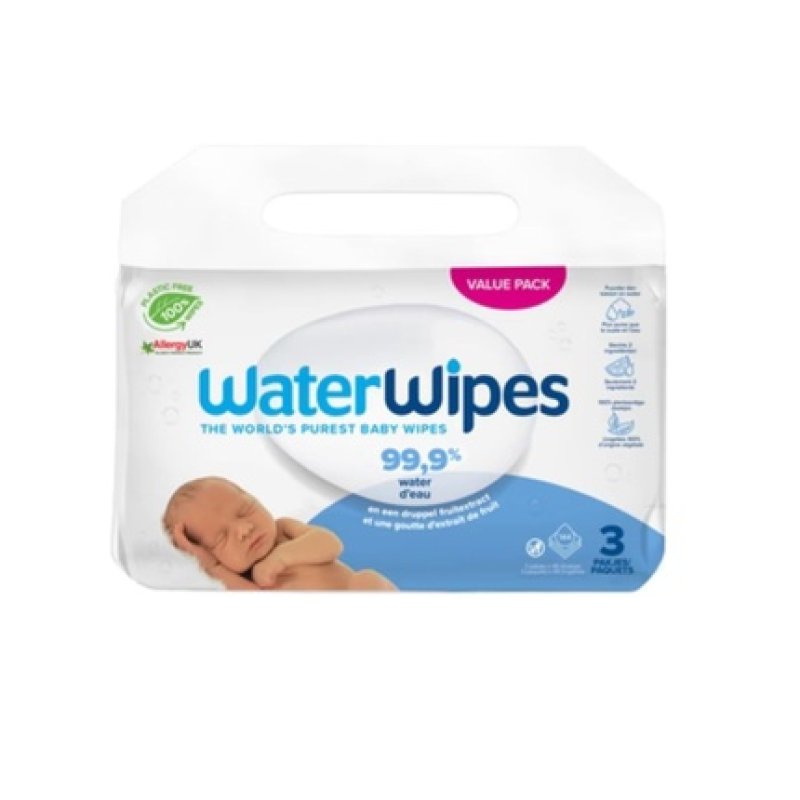 Waterwipes Bio Pack Of 3x48 Wipes