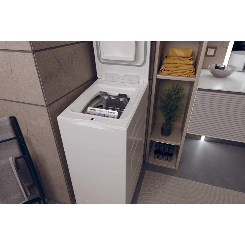 Haier HW90-BPD13386U-S machine à laver Charge par dessus 9 kg 1300 tr/min Blanc