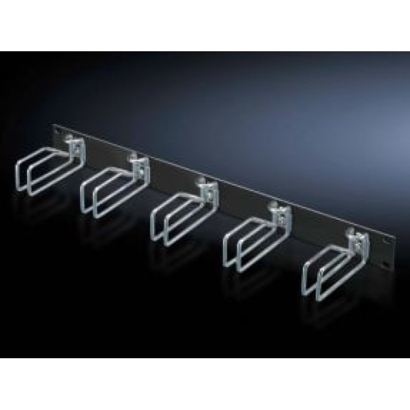 Rittal Rangierpanel 1HE HxT 43x55mm RAL 9005 Stahlbügel