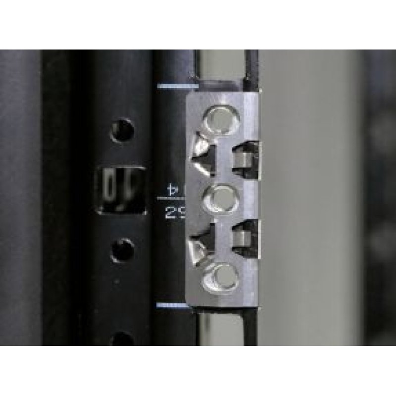 Rittal 19" Fastener 1 HE mit Kontaktierung 24 Stück