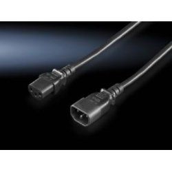 Rittal DK 7200.215 Noir 1,8 m Coupleur C14 Coupleur C13