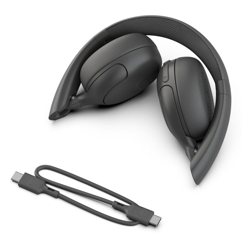 JLab Go Lux ANC Headset Wireless Head-band Calls/Music USB Type-C Bluetooth Graphite