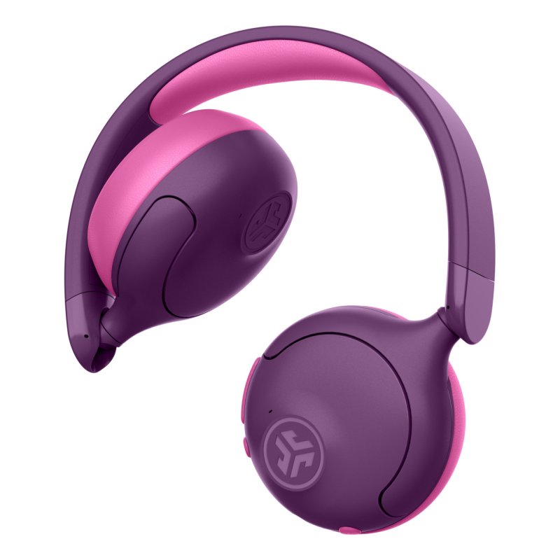 JLab JBuddies ANC Headset Wired & Wireless Head-band Calls/Music USB Type-C Bluetooth Pink, Purple